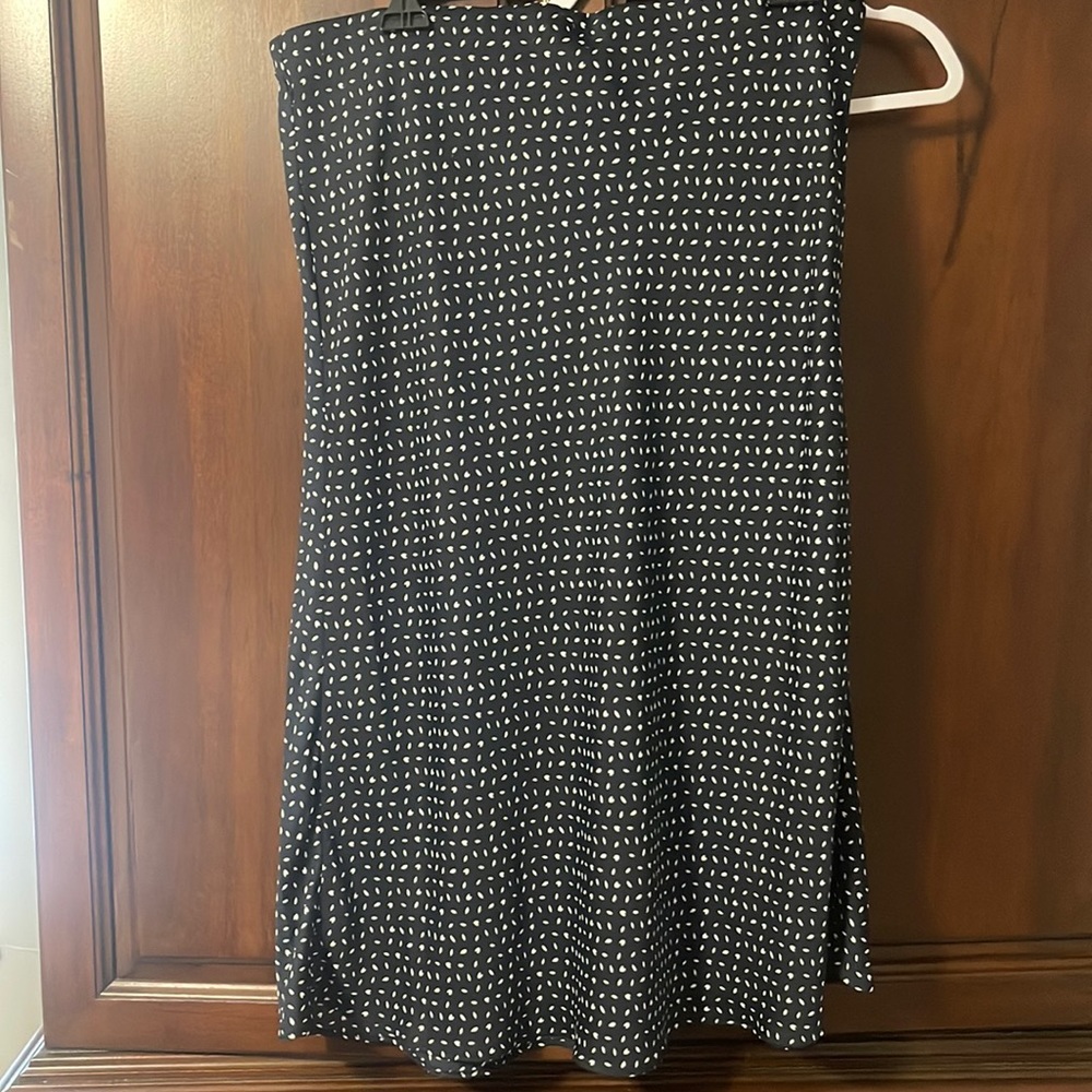 Loft navy midi skirt sz L
